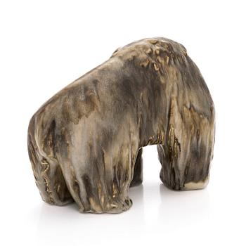 Taisto Kaasinen, a stoneware sculpture, signed T. Kaasinen Arabia Finland.