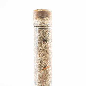 Document tube, Ottoman, 19th / 20th century.