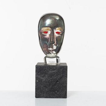 Bertil Vallien, skulptur, glas, "Brains", Kosta Boda.