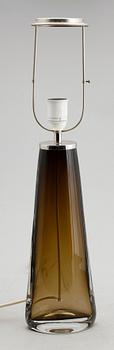 Carl Fagerlund · BORDSLAMPA, glas, Carl Fagerlund, Orrefors, 1960-/70-tal.