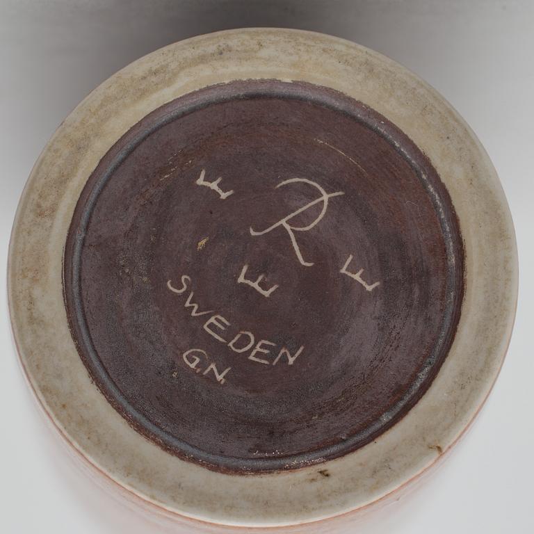 GUNNAR NYLUND, stoneware, Rörstrand, signed, 1950s.