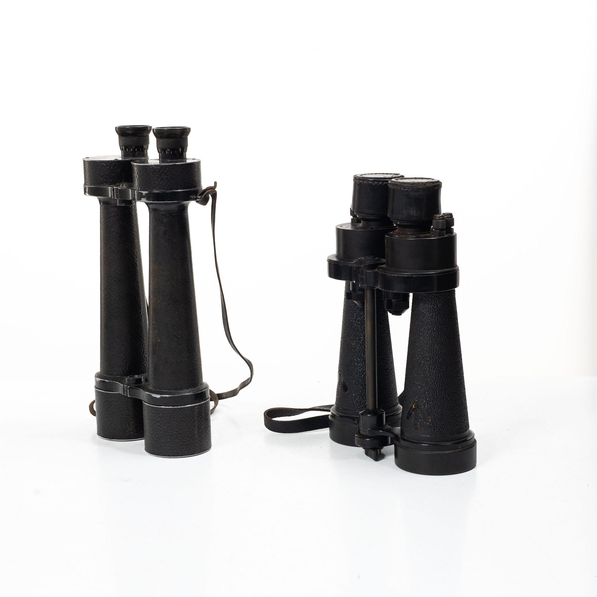 Marinkikare, 2 st, Zeiss Jen Delfort 18x50 och Barr & Stroud 7 x.