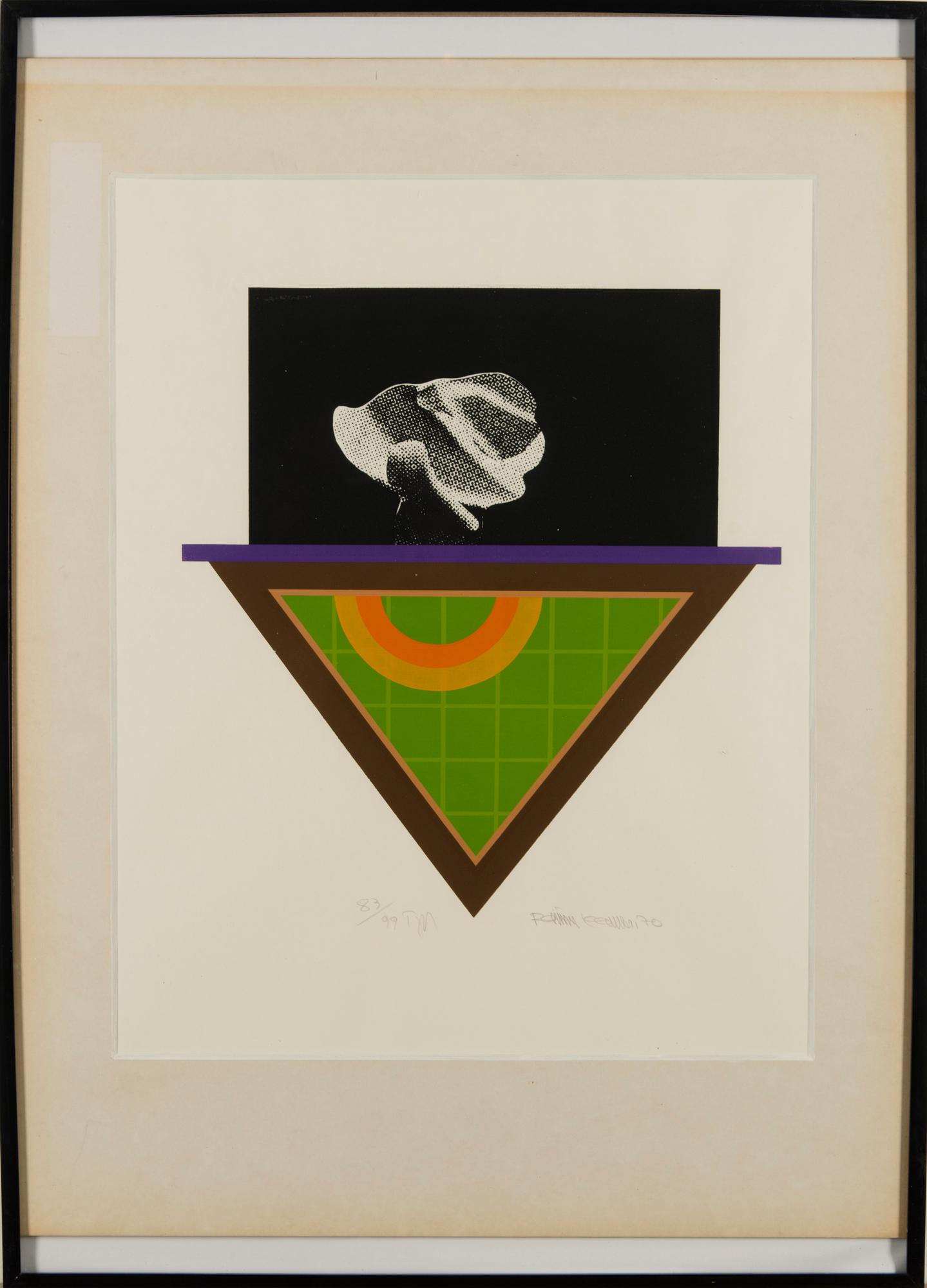 RAIMO KANERVA, serigrafi, signerad och daterad -70, numrerad 83/99.