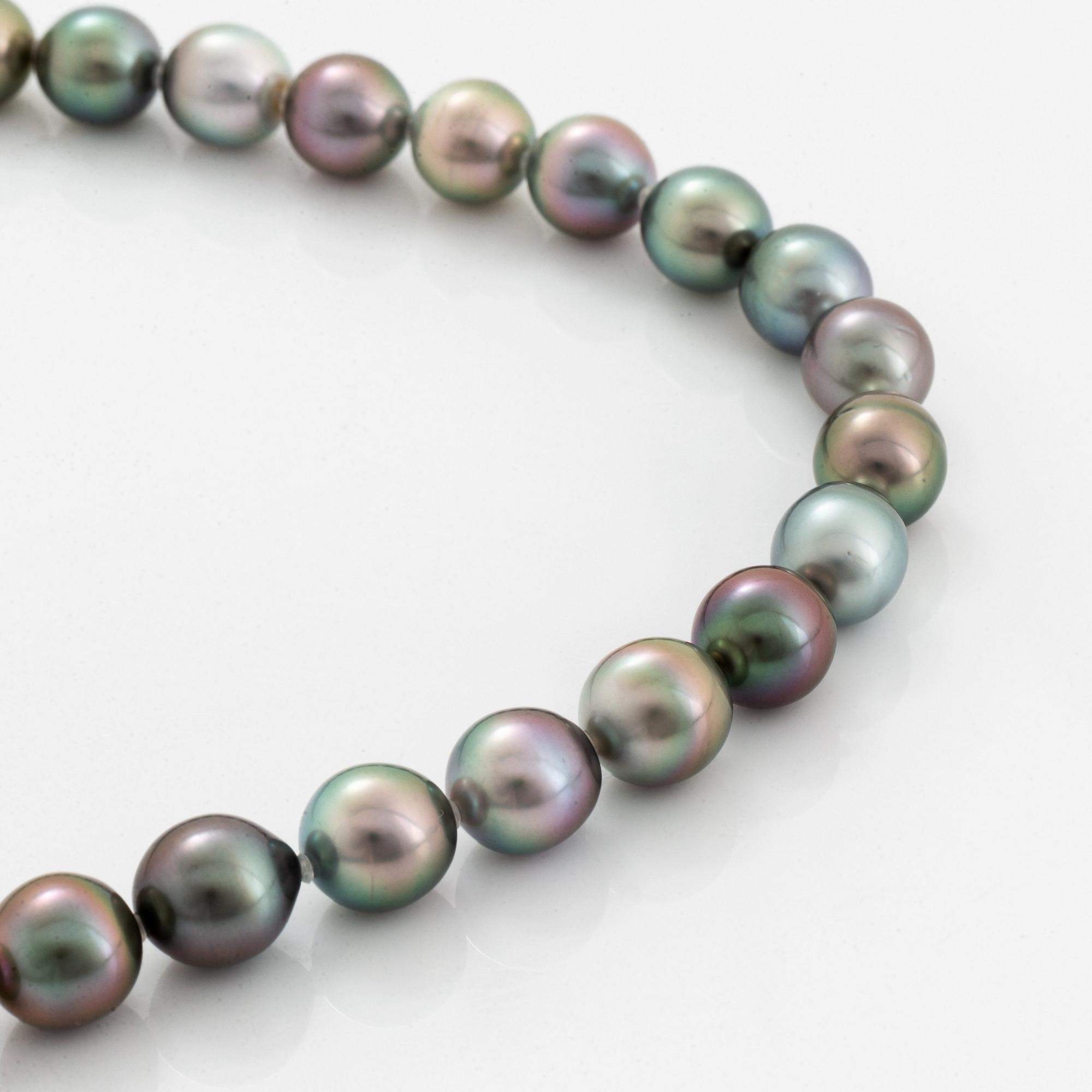 Collier odlade Tahiti-pärlor.