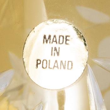 A late 20th century Polish glass set of 28 pcs.