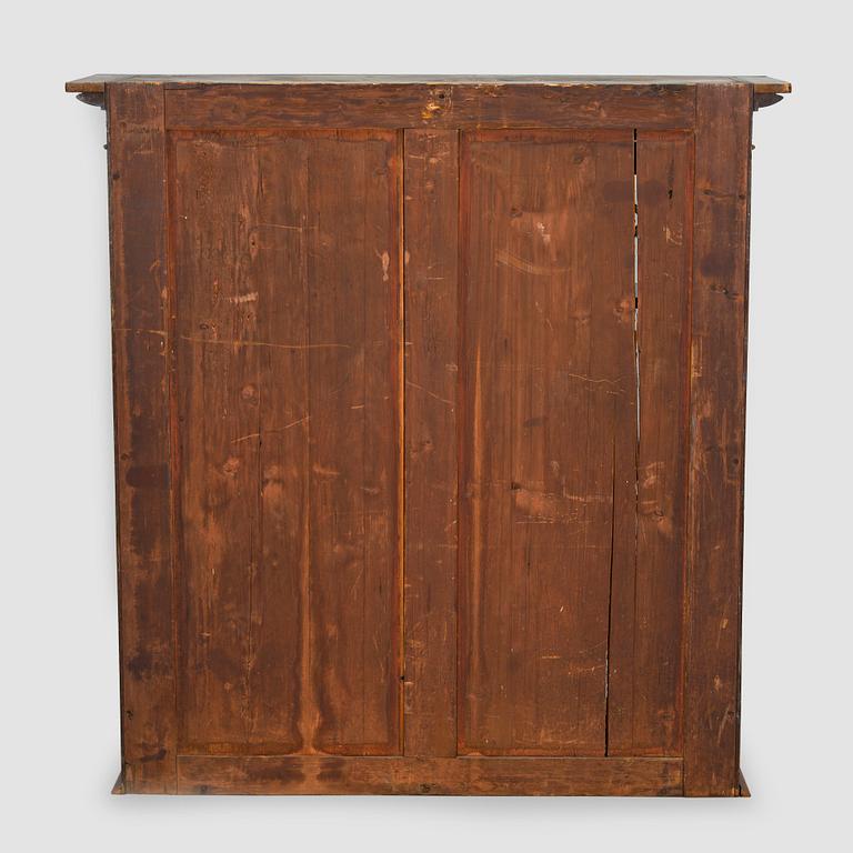 Bokskåp med skrivinredning, viktorianskt, England 1800-talets början.