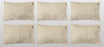 Cushion covers, 6 pcs, hand-embroidered Kelim.
