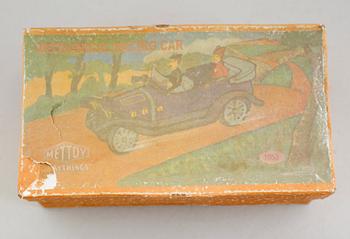 LEKSAK, plåtbil, Mettoy, England, 1900-talets mitt.