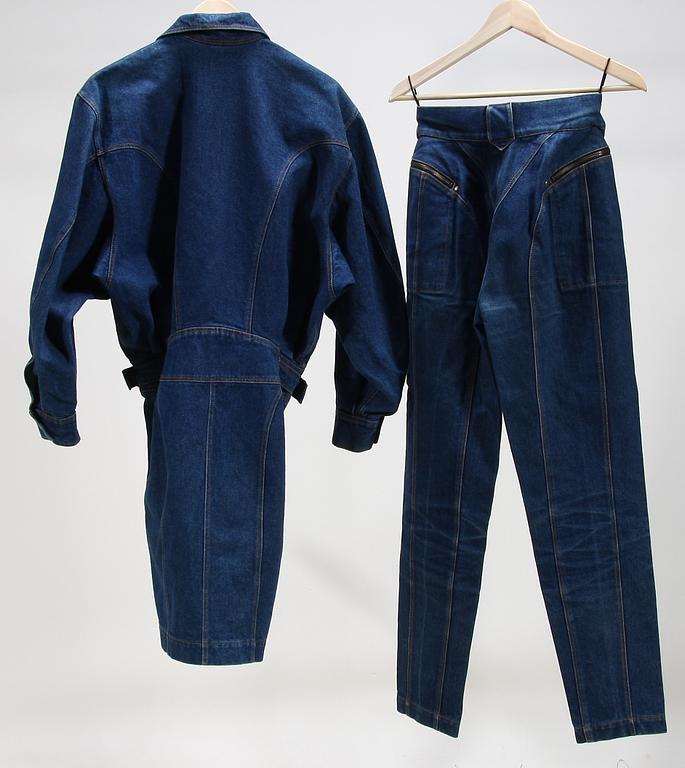 DRÄKT, 2 delar, Alaïa, 1980-tal.