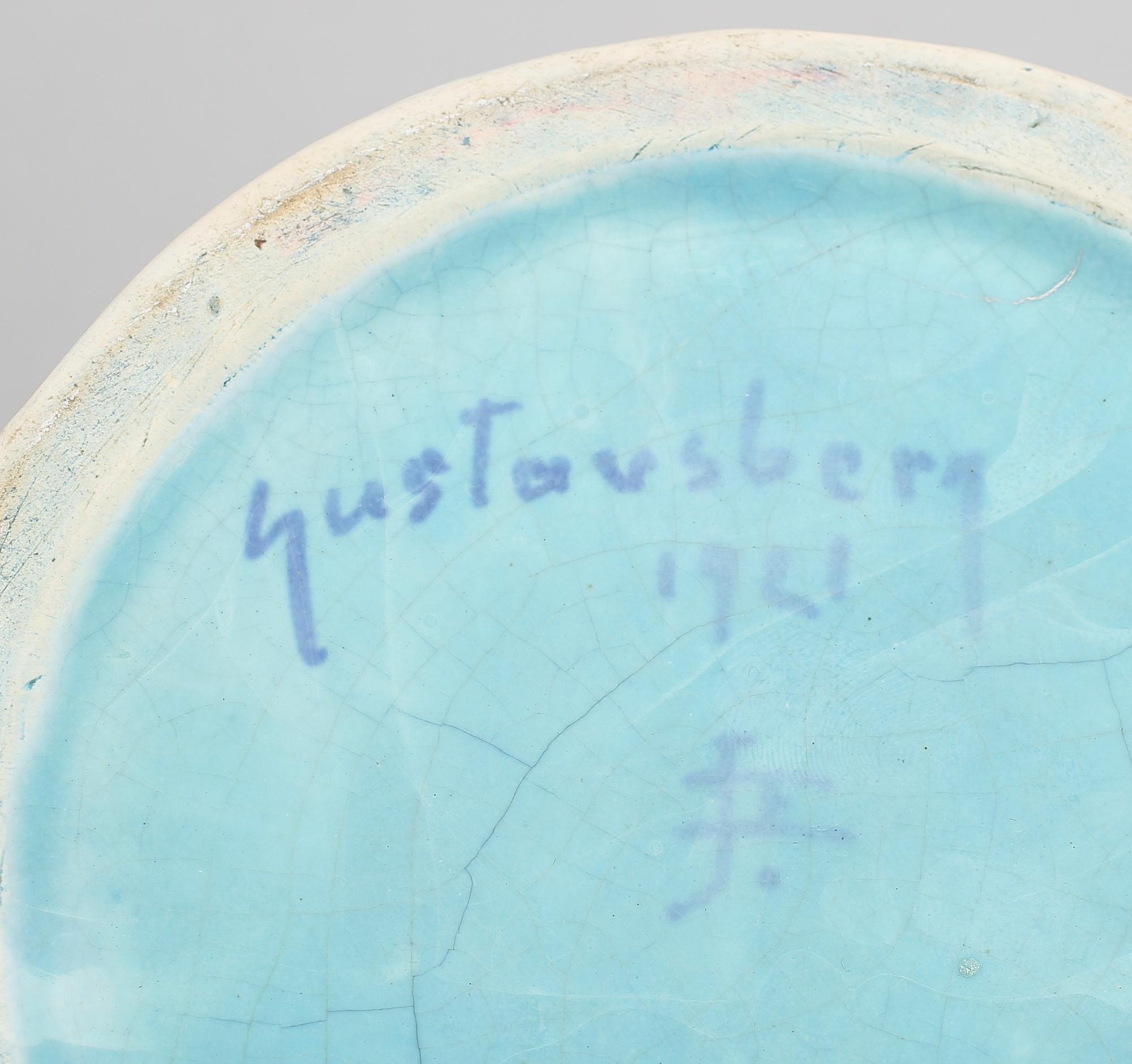 VAS, stengods, Josef Ekberg, Gustavsberg, 1921.
