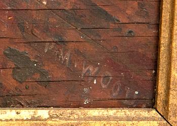 Peter MacDonagh Wood, "Lock at Stratford-on-Avon" - Hamnmotiv.