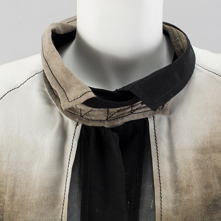 ANN DEMEULEMEESTER, blus, storlek 40.