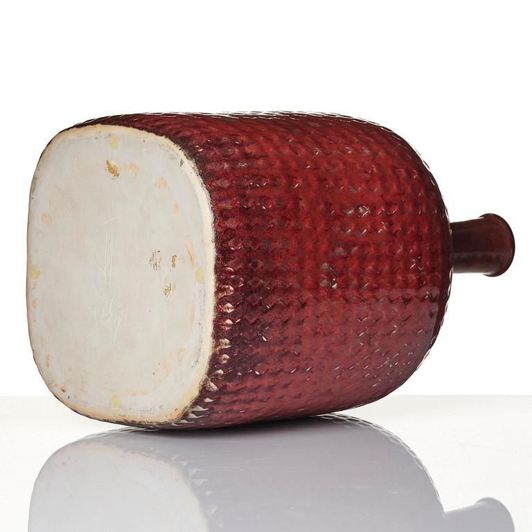 Stig Lindberg, a stoneware vase, Gustavsberg Studio, Sweden 1972.