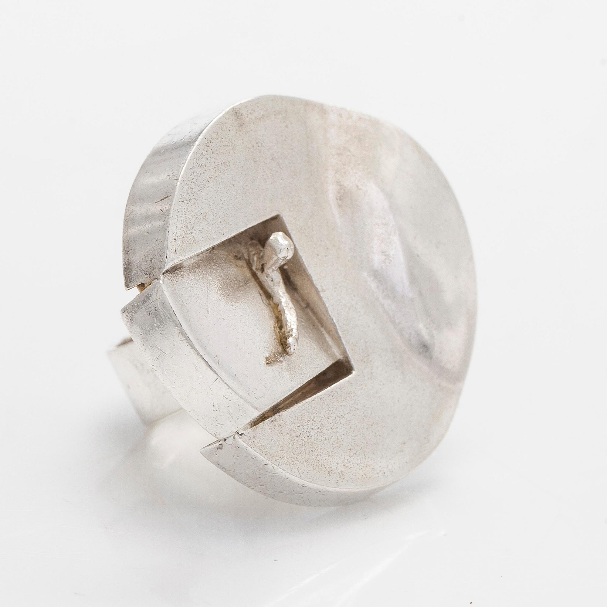 Björn Weckström, ring, "At the gate of eternity", silver.
