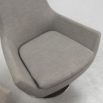 Roger Persson, a pair of 'Happy Swing' armchairs, Swedese, Sweden, 21st century.