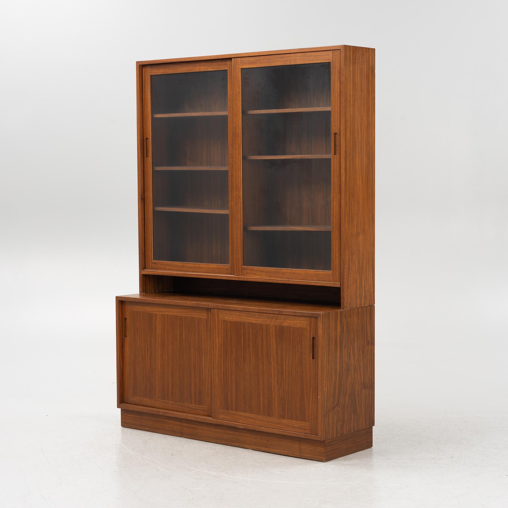 Sideboard with display cabinet, Wirserums Nya Möbelfabrik, Hultarp, third quarter of the 20th century.