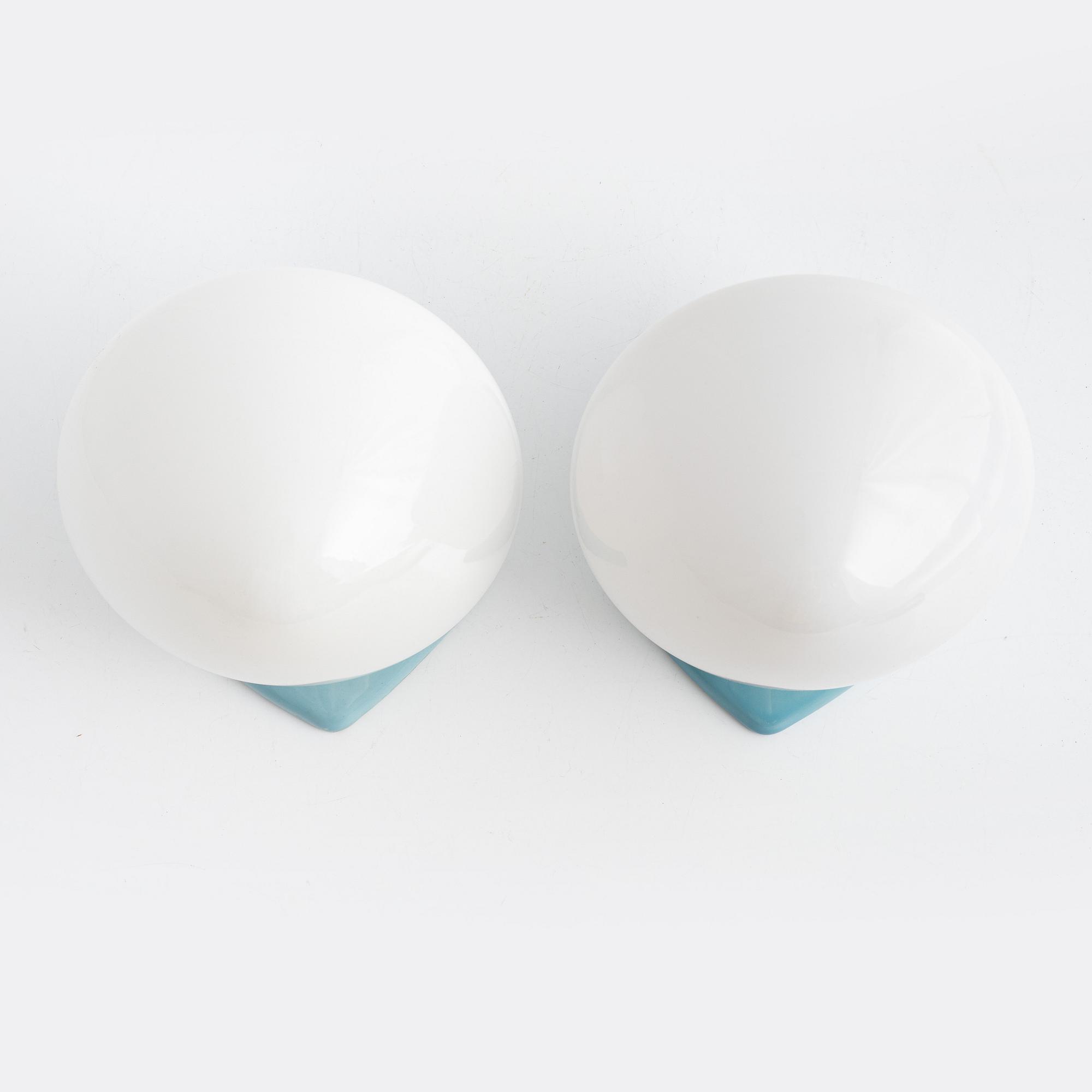 Stig Carlsson, a pair of bathroom lamps, model 6030, from the 'Stil' series, IFÖ, 1960s.