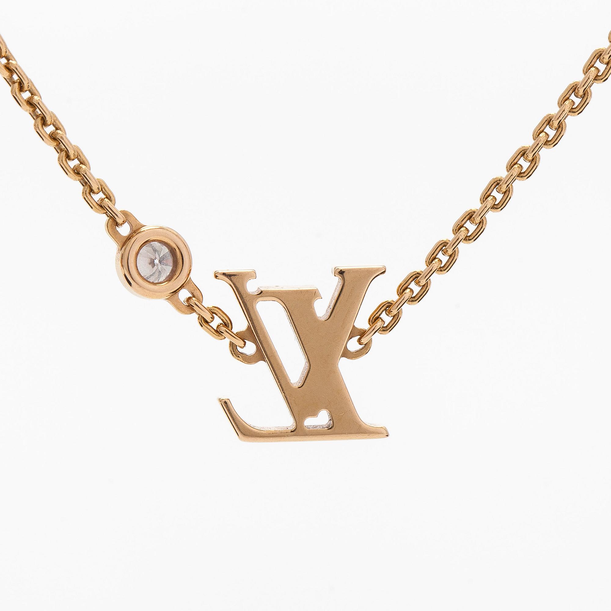 Louis Vuitton, halsband, "LV Idylle Blossom", 18K guld med en diamant.