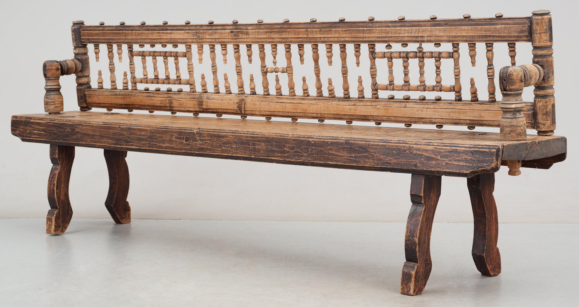 VÄNDBÄNK. Hälsingland/Dalarna, 1700/1800-tal.