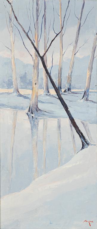 Axel Lind, Winter Landscape.