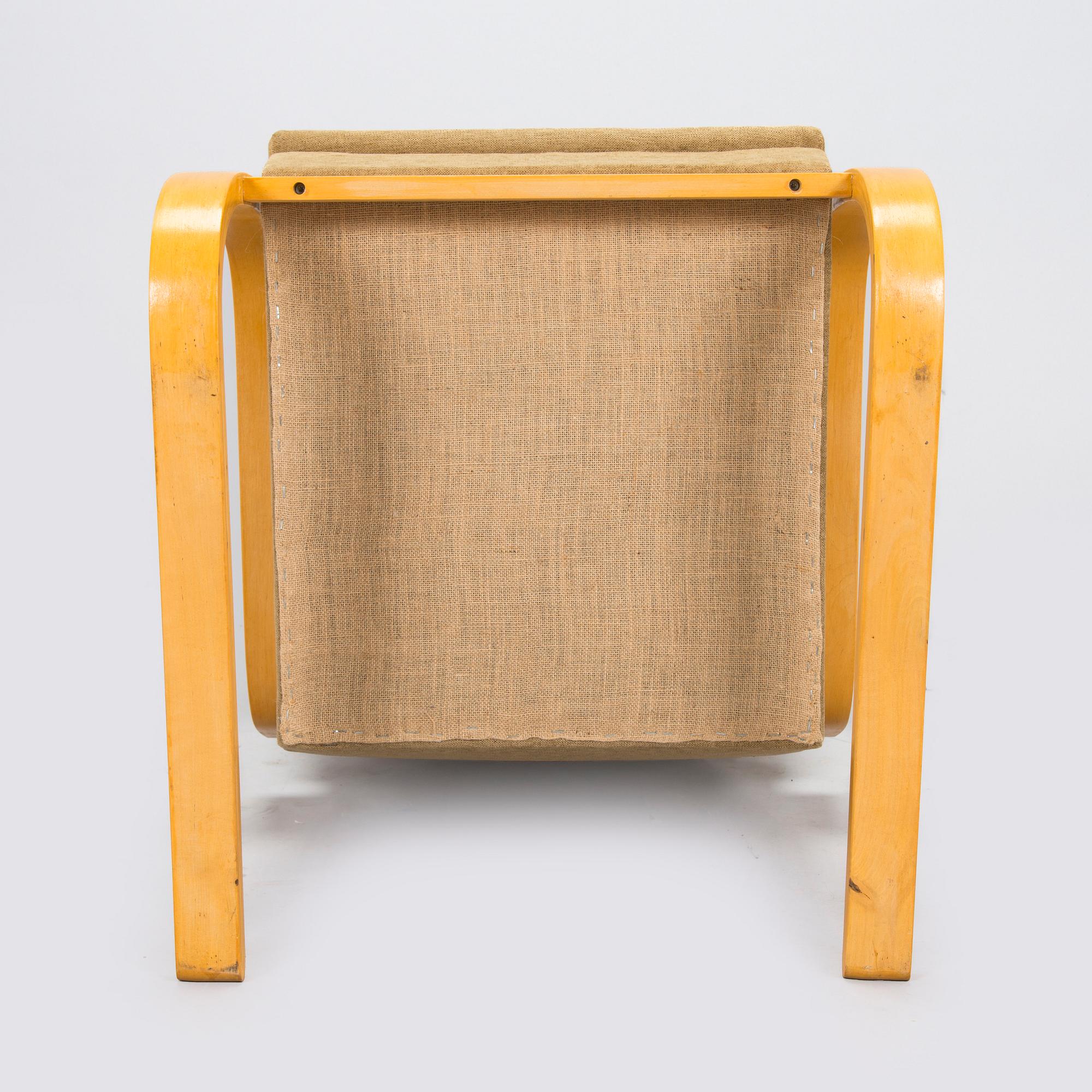 Alvar Aalto, fåtölj, modell 401, Artek, 1900-talets slut.