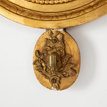 Mirror sconces, a pair, Gustavian, early 19th century.