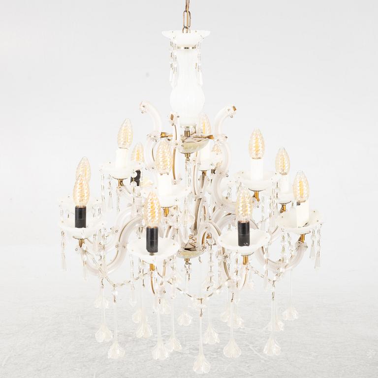 A chandelier, mid-20th Century.