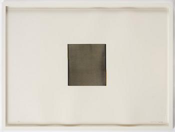 393. Callum Innes, "Ivory Black Blue / Quinacridone Gold (no. 59)".