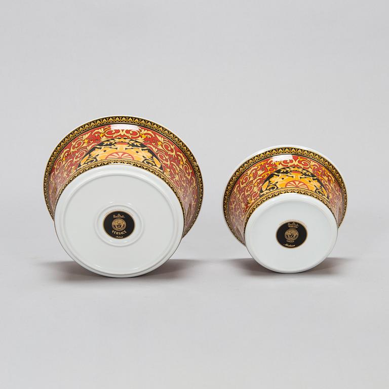 Versace, ruoka-astiasto, 27 osaa, posliini, "Medusa", Rosenthal, Studie-linie, Saksa.