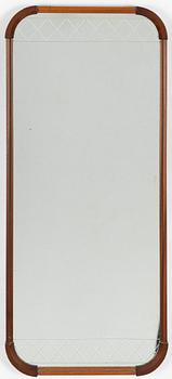 Spegel, AB Glas och Trä, Hovmantorp, omkring 1900-talets mitt.