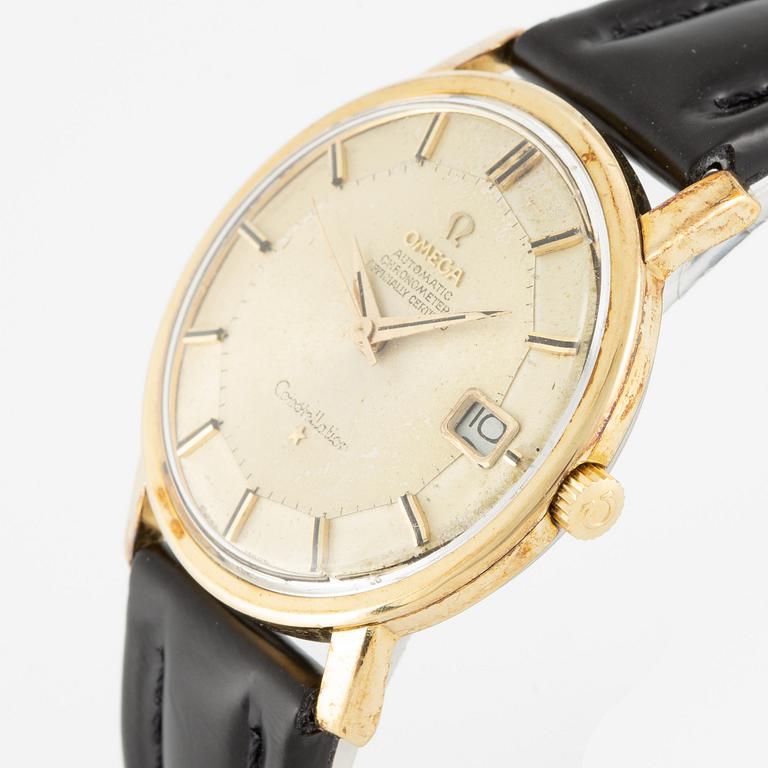 Omega, Constellation, "Pie-Pan", wristwatch, 35 mm.