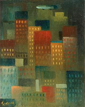 6. Gösta Adrian-Nilsson, "Skyskrapor" (Skyscrapers).