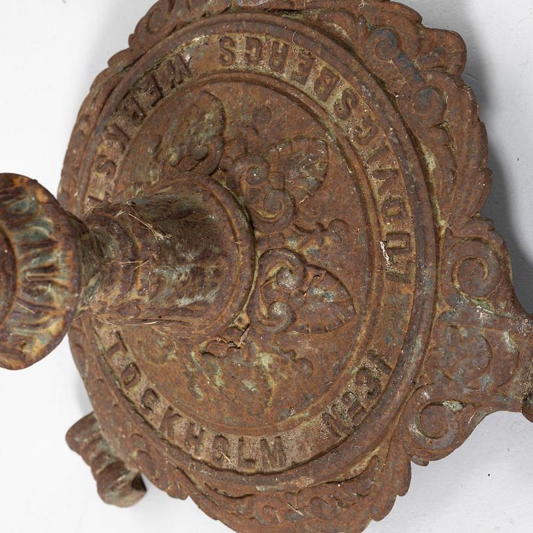 Trädgårdsbord, Ludvigsbergs Werkstad, Stockholm, no 31, 1800-talets slut.