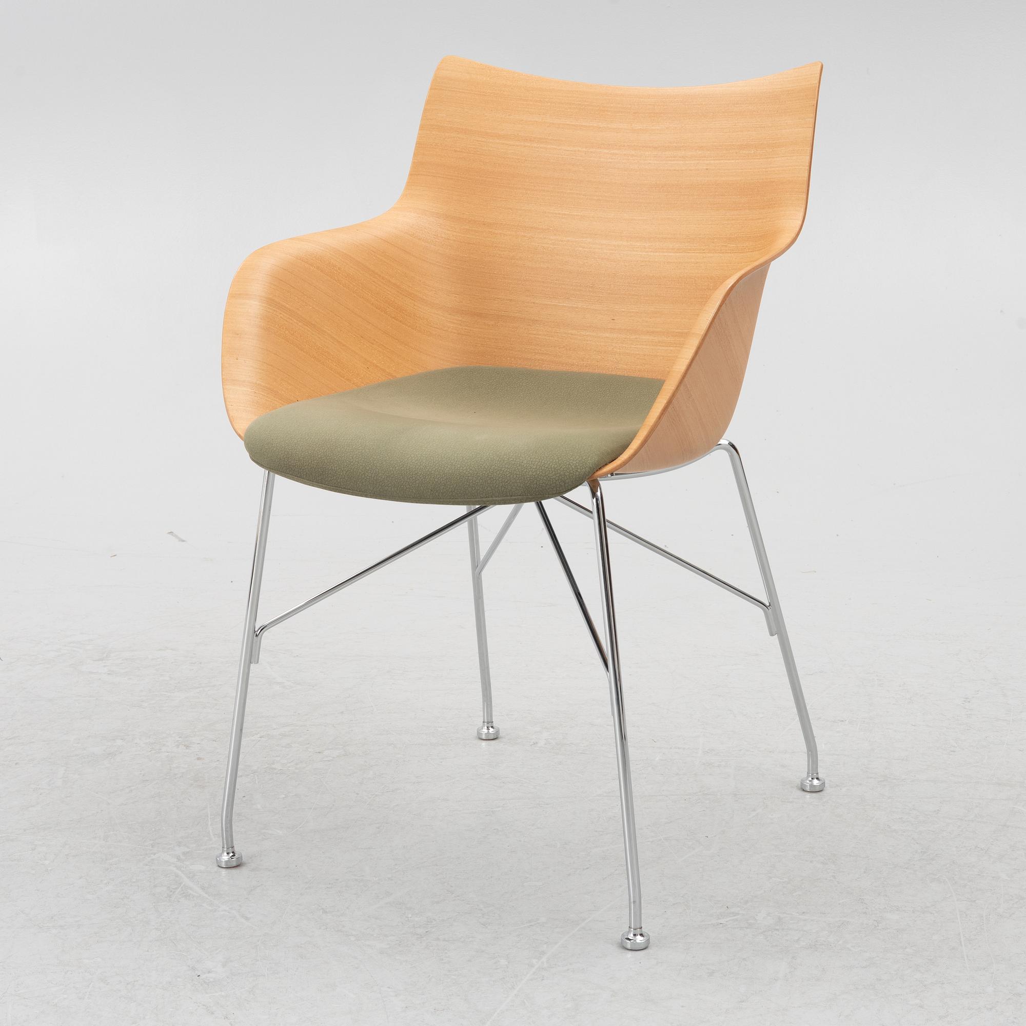 Philippe Starck, skrivbord och stol, "Earl of Wood", Kartell.