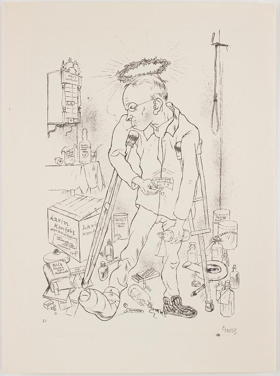 George Grosz, "Ecce Homo".