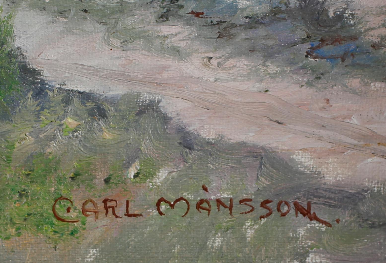 CARL MÅNSSON, olja på duk, signerad.