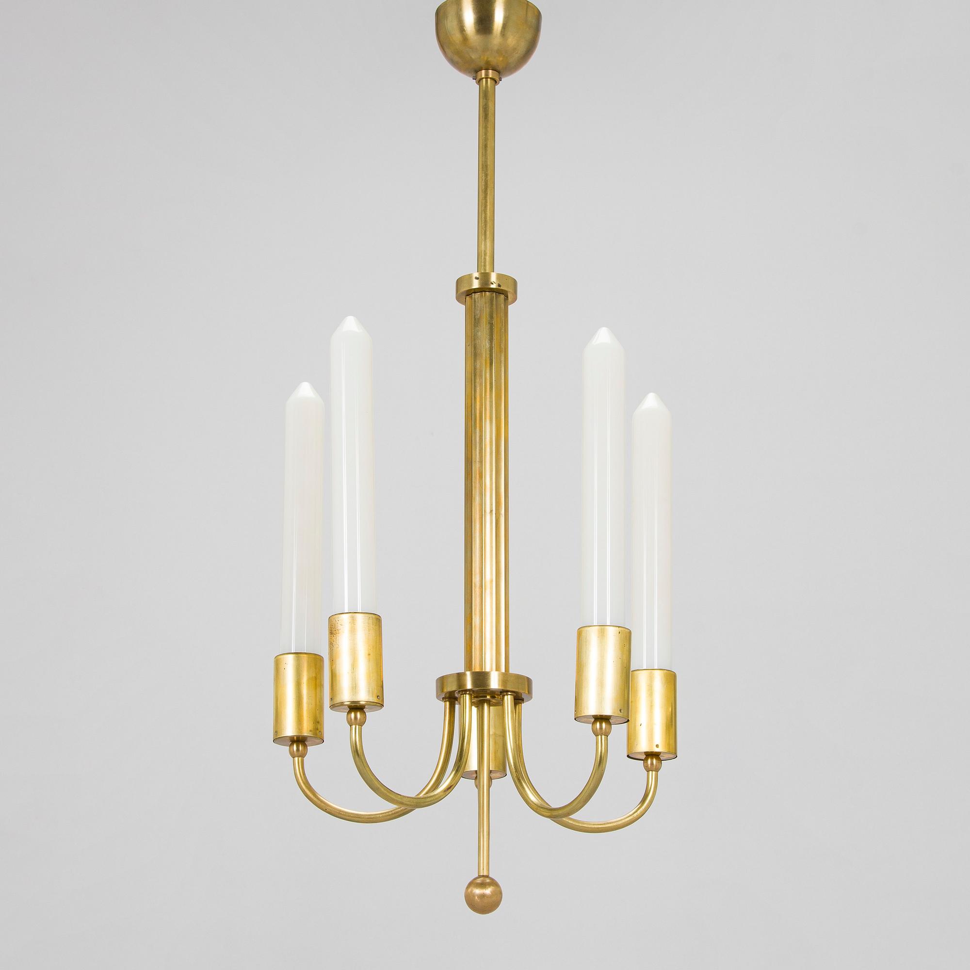 A chandelier, latter half of  the 20th century.