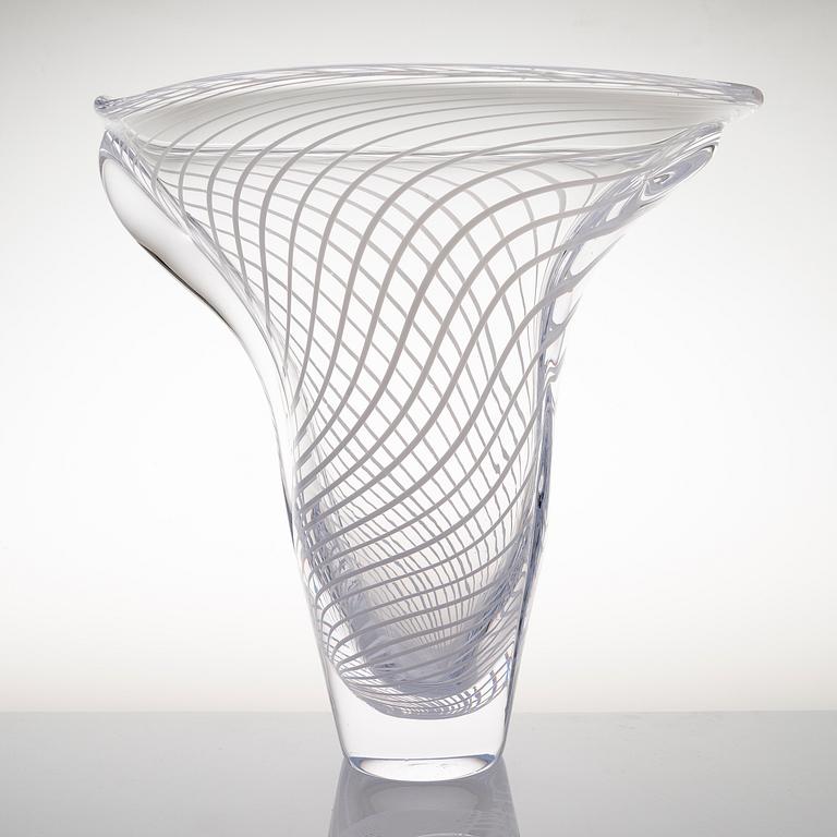 KARI ALAKOSKI, a 'Bipolar' glass sculpture, signed Kari Alakoski 2014. Glass Studio Mafka & Alakoski.