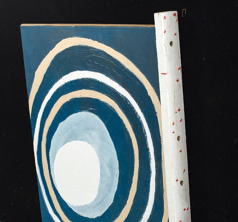 CORDY RYMAN, mixed media, signed and dated on the reverse.