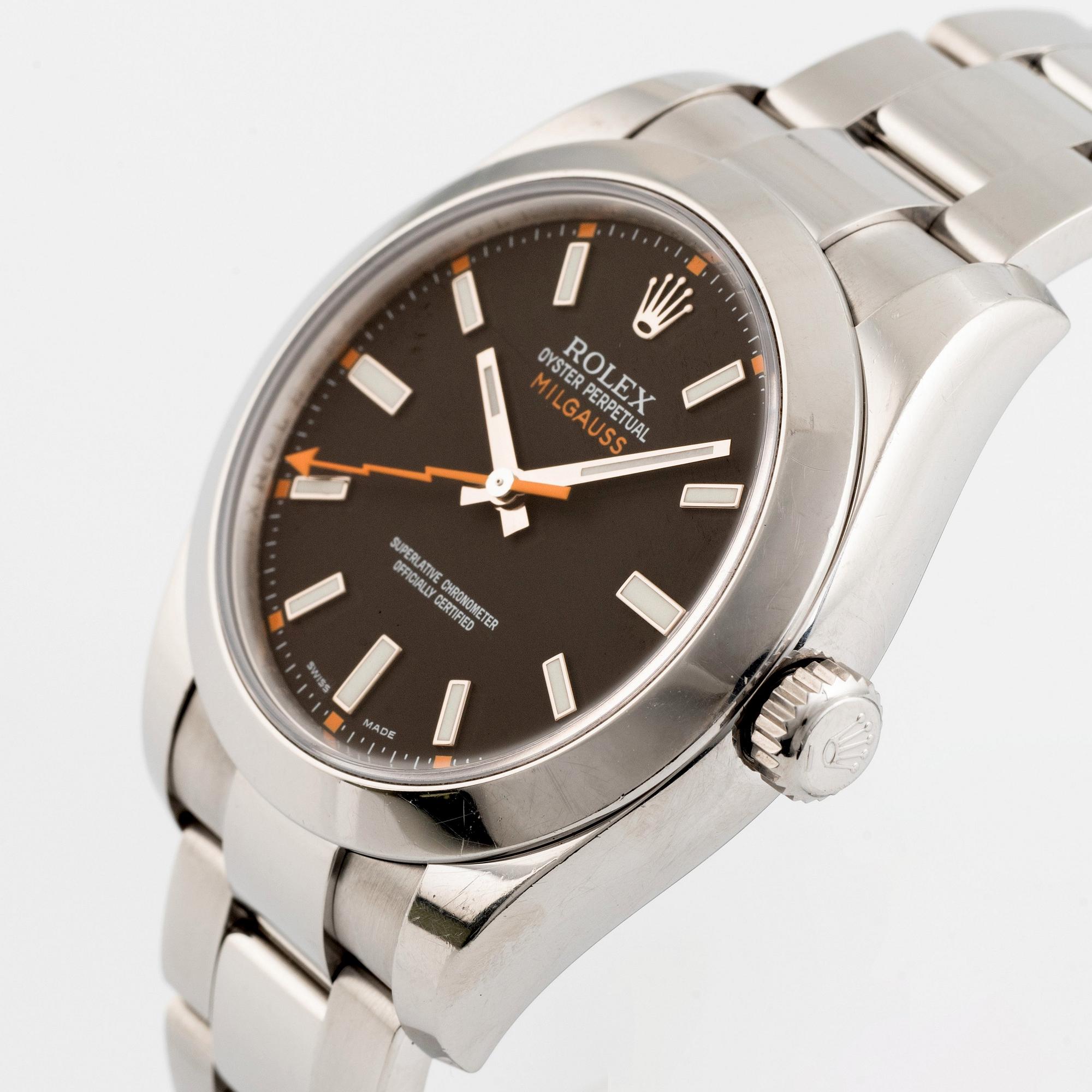 Rolex, Milgauss, "Non GV", ca 2010.