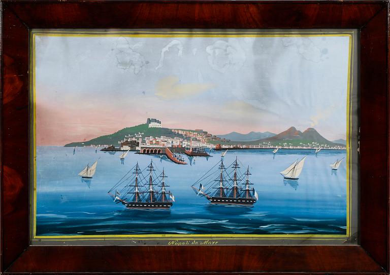 OKÄND KONSTNÄR, 2 st, gouacher, Italien, omkring år 1900.