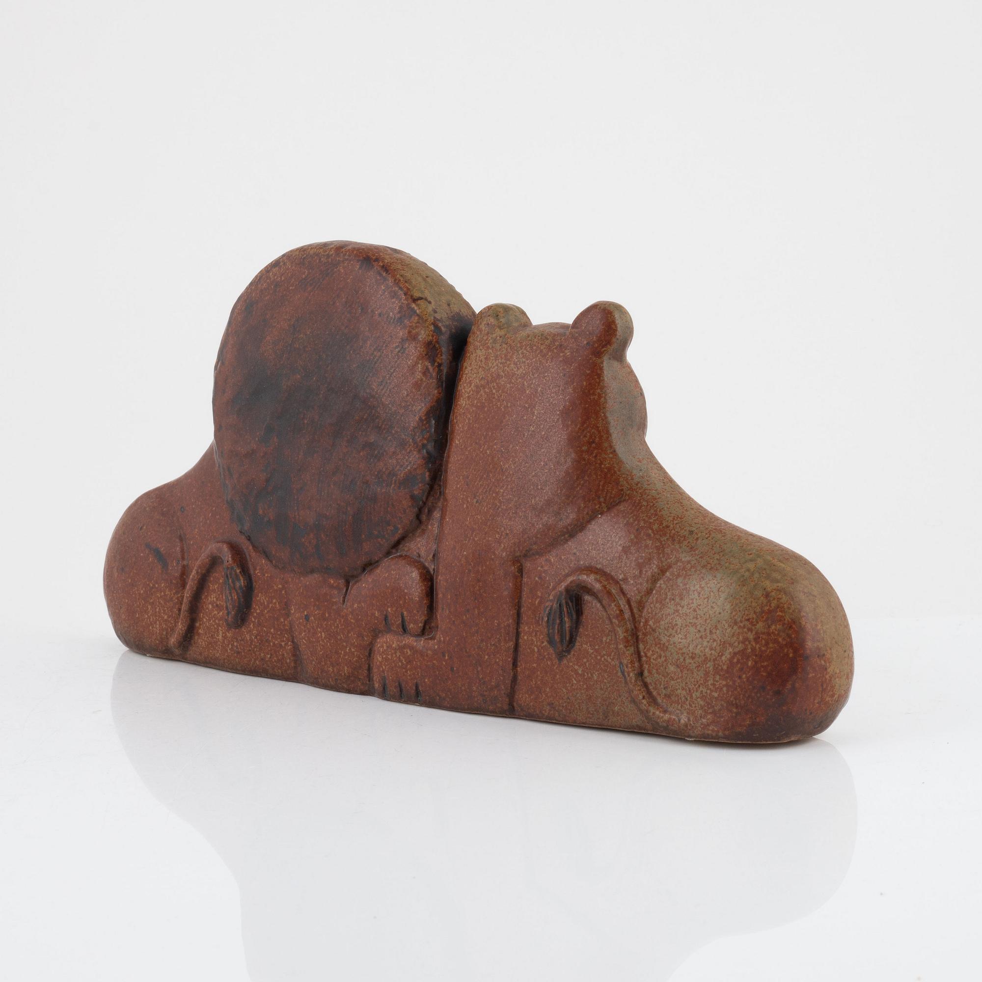 Lisa Larson, a stoneware figurine, Gustavsberg, Sweden.