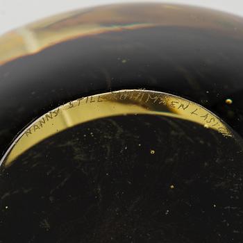 Nanny Still, skulptur, "Melon" signerad Nanny Still Riihimäen Lasi Oy.