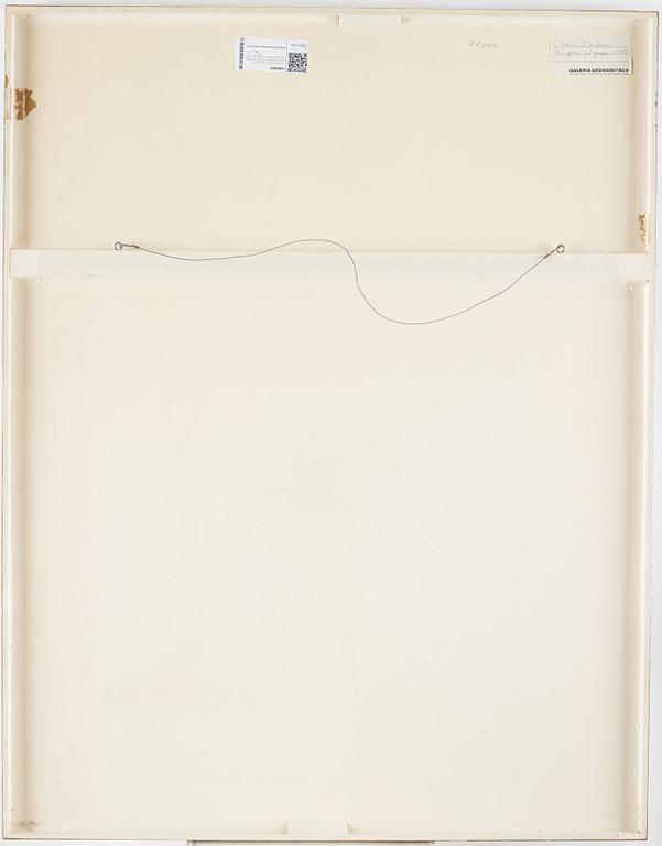 C Göran Karlsson, tempera on paper, signed and dated -89.