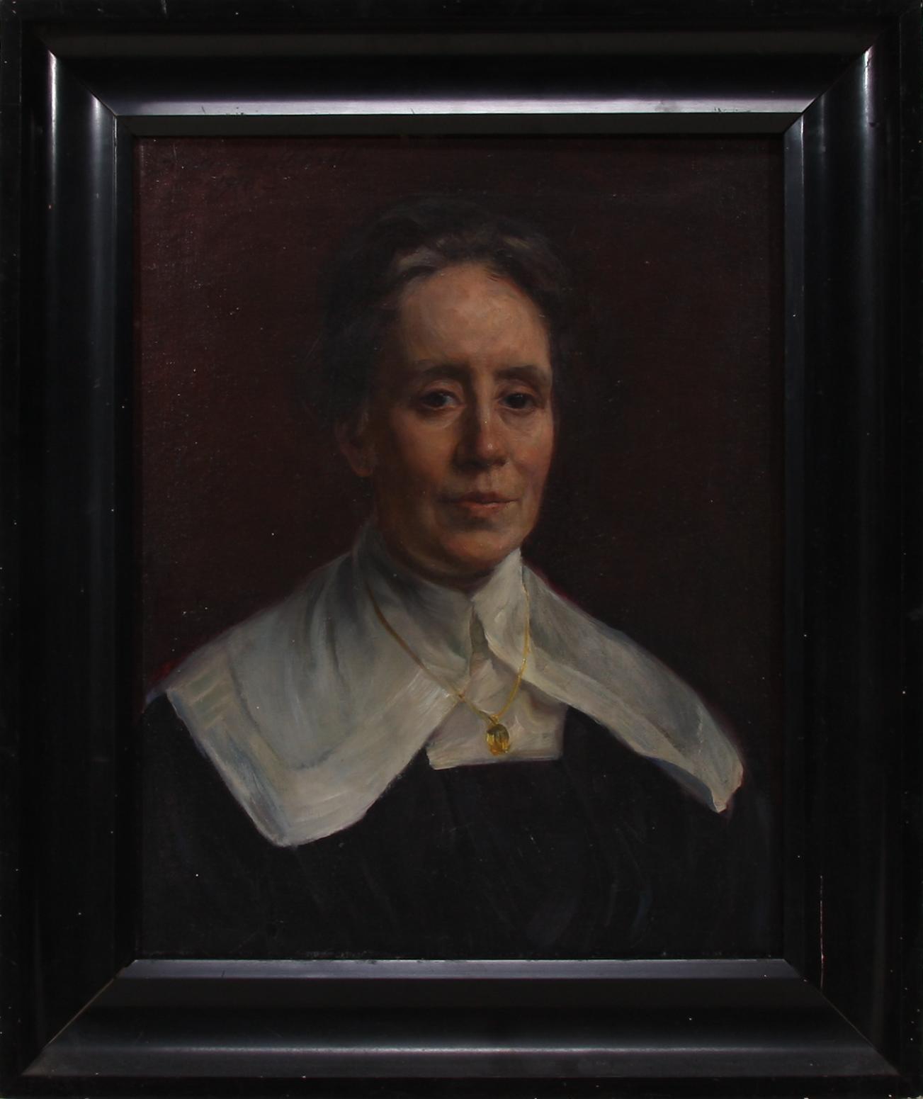 HILDEGARD THORELL,  olja på duk. Sign och dat 1918.