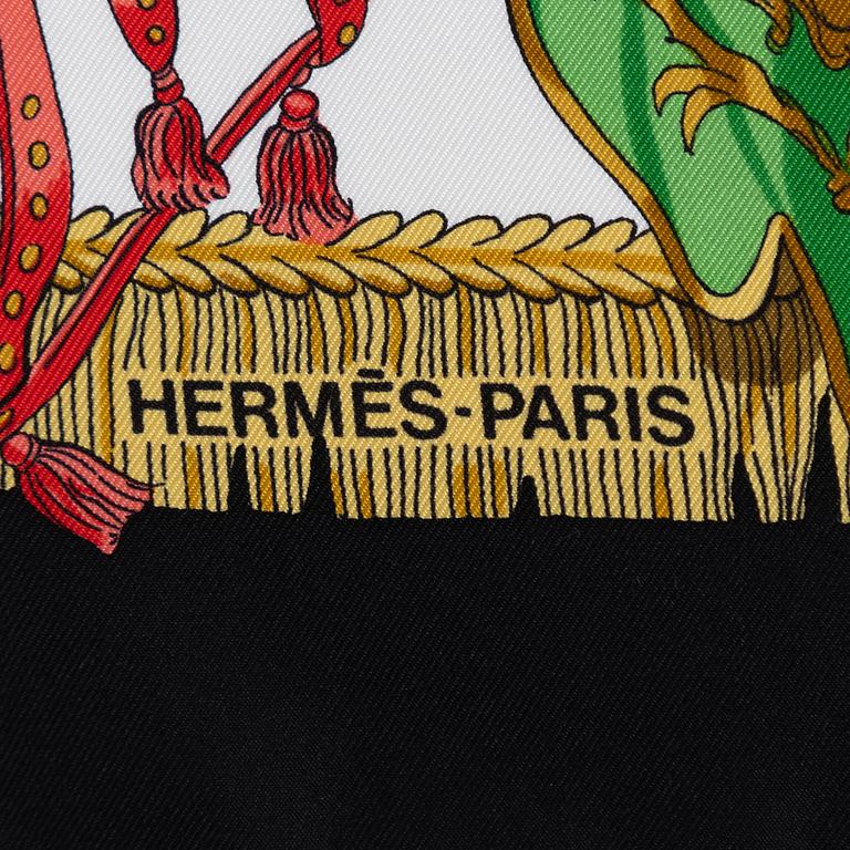 Hermès, scarf, "Caparaçons de la France et de l'Inde".
