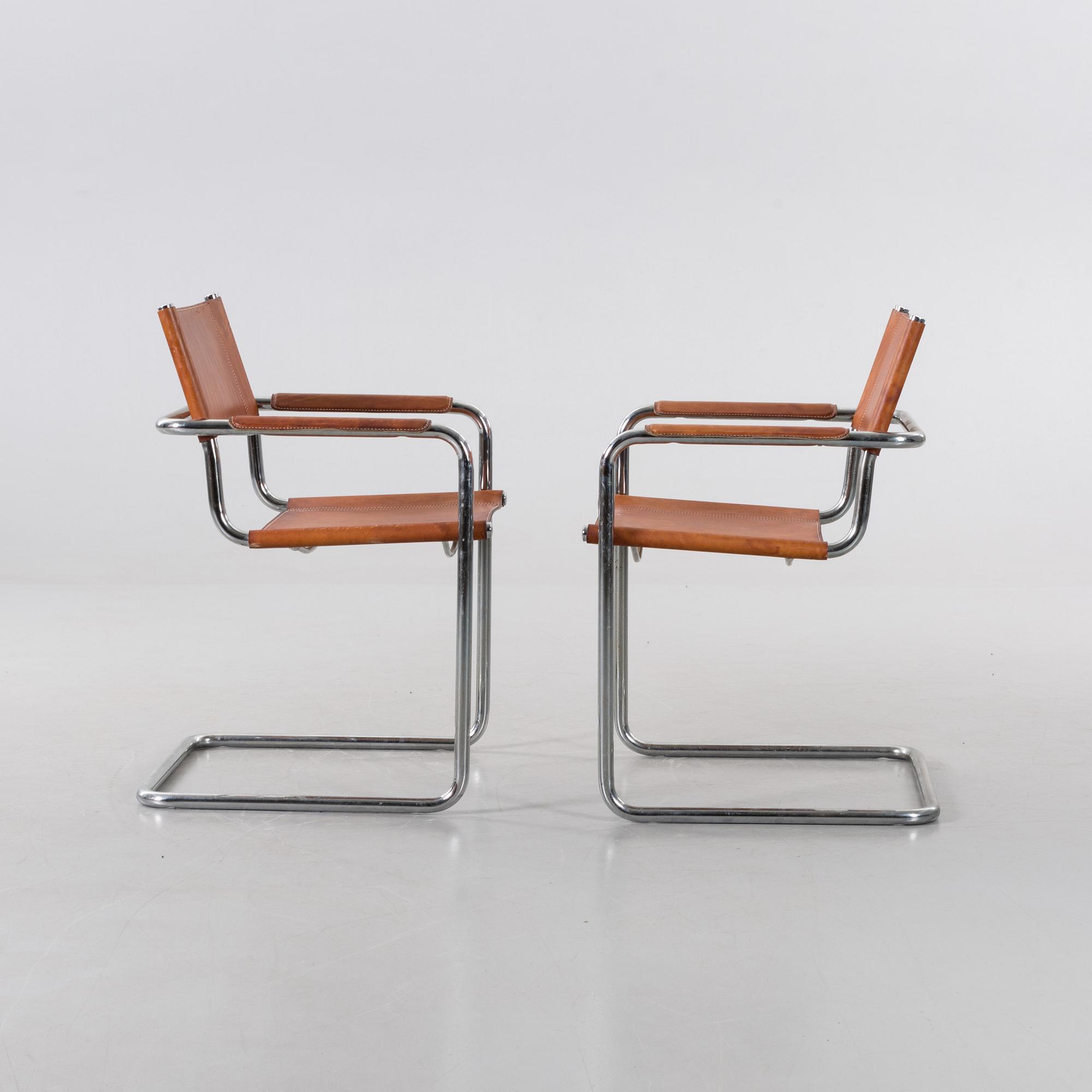 A PAIR OF ITALIAN LINA VEAM ARMCHAIRS, 1970/80's.
