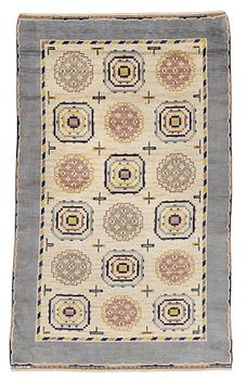 Märta Måås-Fjetterström, A CARPET, "Blåringen", knotted pile, ca 251 x 150-157 cm, signed AB MMF.