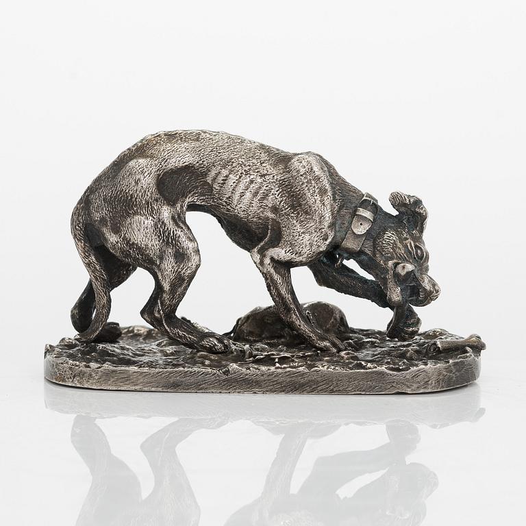 Figurin, silver, Moskva, oidentifierad kyrillisk mästarstämpel AG. 1908-1926.