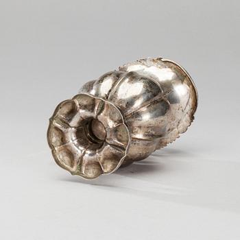 GRÄDDSNÄCKA, silver, Fredric Norring (1810-1847), Åbo. Vikt 128 g.